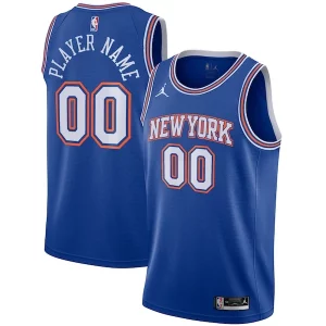 Resistente Comodo Cool New York Knicks Jordan Brand Swingman Custom Jersey Statement Edition Blue