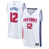 Resistente Delizioso Carino Tobias Harris Detroit Pistons Fast Break Replica Player Jersey Association Edition White