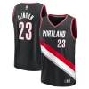 Cool Donovan Clingan Portland Trail Blazers 2024 NBA Draft Fast Break Player Jersey Icon Edition Black