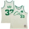 Resistente Eccezionale Sofisticato Larry Bird Boston Celtics Chainstitch Swingman Jersey Cream