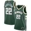 Resistente Khris Middleton Milwaukee Bucks Nike Unisex Swingman Jersey Icon Edition Hunter Green