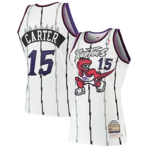 Resistente Sofisticato Vince Carter Toronto Raptors 1998/99 Hardwood Classics Authentic Jersey White