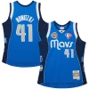 Resistente Splendido Pratico Dirk Nowitzki Dallas Mavericks Unisex Hall of Fame Class of 2023 Throwback Swingman Jersey Blue