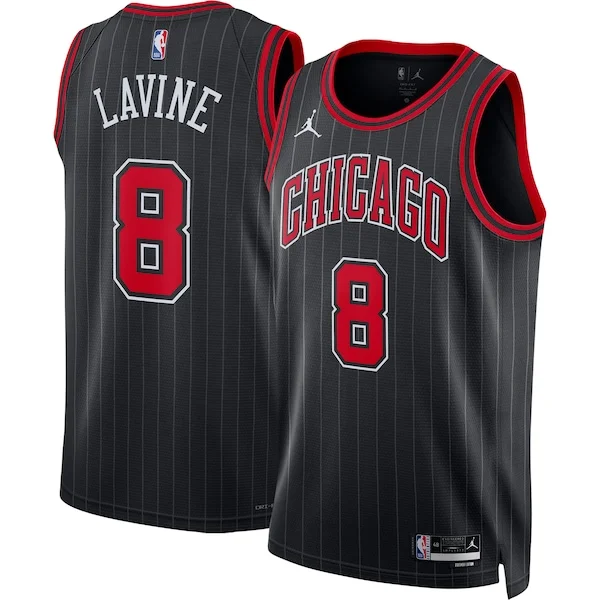 Resistente Zach LaVine Chicago Bulls Jordan Brand Unisex Swingman Jersey Statement Edition Black