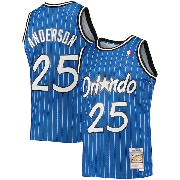 Robusto Attraente Nick Anderson Orlando Magic 1994/95 Hardwood Classics Swingman Jersey Blue