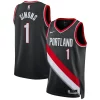 Robusto Comodo Anfernee Simons Portland Trail Blazers Nike Unisex Swingman Jersey Icon Edition Black