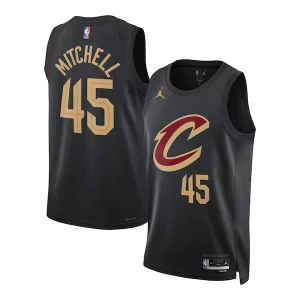 Robusto Donovan Mitchell Cleveland Cavaliers Jordan Brand Unisex Swingman Jersey Statement Edition Black