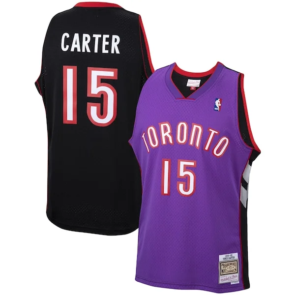 Robusto Duraturo Moderno Vince Carter Toronto Raptors 1999/00 Hardwood Classics Swingman Jersey Purple/White
