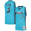 Robusto Dwyane Wade Miami Heat Hardwood Classics 2005/06 Tropical Swingman Jersey Blue