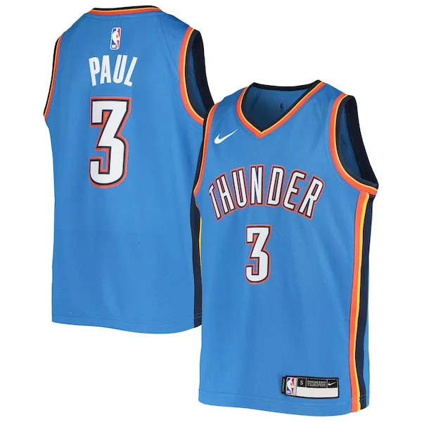 Robusto Eccezionale Ottimo Chris Paul Oklahoma City Thunder Nike Youth Team Swingman Jersey Blue