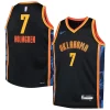 Robusto Elegante Cool Chet Holmgren Oklahoma City Thunder Nike Youth 2024/25 Swingman Player Jersey City Edition Black