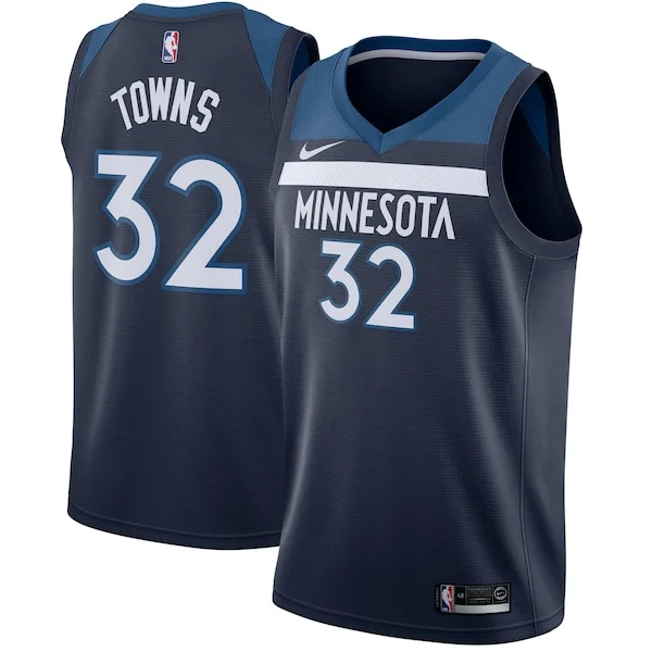 Robusto Fantastico Classico Karl Anthony Towns Minnesota Timberwolves Nike Swingman Jersey Navy Icon Edition