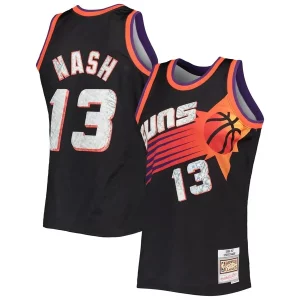 Robusto Moderno Steve Nash Phoenix Suns 1996/97 Hardwood Classics NBA 75th Anniversary Diamond Swingman Jersey Black