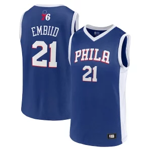 Robusto Raffinato Accattivante Men's Joel Embiid Royal Philadelphia 76ers Player Jersey