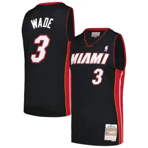 Robusto Raffinato Dwyane Wade Miami Heat 2012/13 Hardwood Classics Swingman Jersey Black