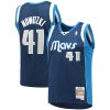 Robusto Resistente Dirk Nowitzki Dallas Mavericks 2011/12 Hardwood Classics Swingman Jersey Navy