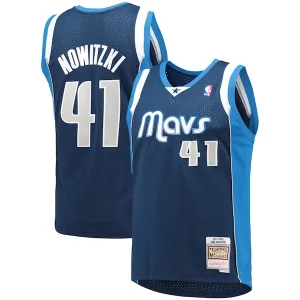 Robusto Resistente Dirk Nowitzki Dallas Mavericks 2011/12 Hardwood Classics Swingman Jersey Navy
