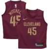 Sofisticato Carino Donovan Mitchell Cleveland Cavaliers Nike Toddler Swingman Player Jersey Icon Edition Wine