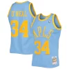 Sofisticato Duraturo Carino Shaquille O'Neal Los Angeles Lakers 2001/02 Hardwood Classics Swingman Jersey Powder Blue
