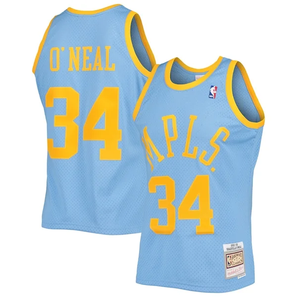 Sofisticato Duraturo Carino Shaquille O'Neal Los Angeles Lakers 2001/02 Hardwood Classics Swingman Jersey Powder Blue