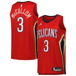 Sofisticato Eccezionale Lussuoso CJ McCollum New Orleans Pelicans Jordan Brand Unisex Swingman Jersey Statement Edition Red