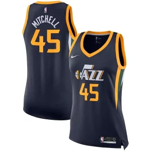 Sofisticato Gorgeous Attraente Donovan Mitchell Utah Jazz Nike Women's Swingman Jersey Icon Edition Navy