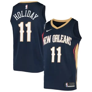 Sofisticato Incantevole Robusto Jrue Holiday New Orleans Pelicans Nike Swingman Jersey Navy