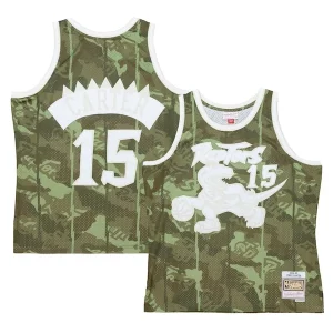 Sofisticato Incantevole Vince Carter Toronto Raptors Hardwood Classics 1998/99 Ghost Green Swingman Jersey Camo