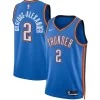 Sofisticato Lussuoso Accattivante Shai Gilgeous Alexander Oklahoma City Thunder Nike Unisex Swingman Jersey Icon Edition Blue