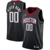 Sofisticato Raffinato Splendido Houston Rockets Jordan Brand Swingman Custom Jersey Statement Edition Black