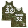 Sofisticato Shaquille O'Neal Orlando Magic Hardwood Classics 1994/95 Ghost Green Swingman Jersey Camo