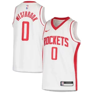 Sofisticato Stupendo Eccezionale Russell Westbrook Houston Rockets Nike Youth Swingman Jersey Association Edition White