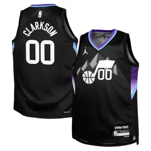 Sofisticato Stupendo Jordan Clarkson Utah Jazz Jordan Brand Youth Swingman Jersey Statement Edition Black