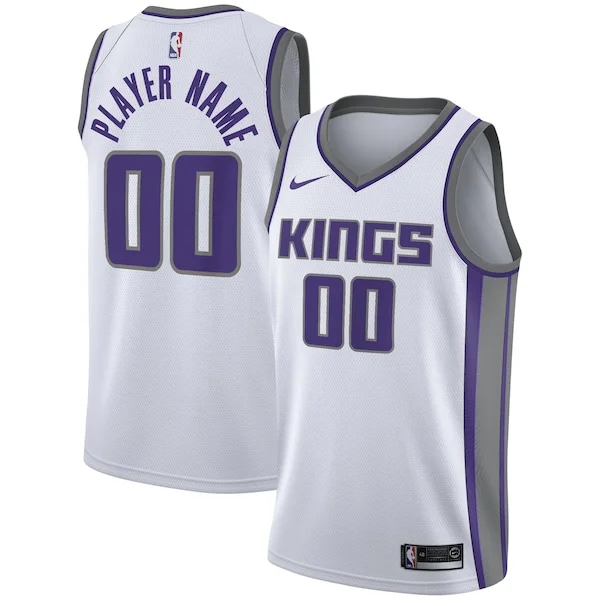 Sofisticato Trendy Sacramento Kings Nike Swingman Custom Jersey White Association Edition