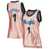 Splendido Classico Fascinante Penny Hardaway Orlando Magic Women's 75th Anniversary Rose Gold 1993 Swingman Jersey Pink