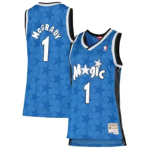 Splendido Cool Elegante Tracy McGrady Orlando Magic Women's 2000/01 Hardwood Classics Swingman Jersey Blue