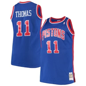 Splendido Cool Isaiah Thomas Detroit Pistons 1988/89 Big & Tall Hardwood Classics Swingman Jersey Royal