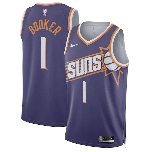 Splendido Devin Booker Phoenix Suns Nike Unisex Swingman Jersey Icon Edition Purple/White