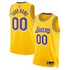Splendido Eccezionale Lussuoso Los Angeles Lakers Nike 2021/22 Diamond Swingman Custom Jersey Icon Edition Gold