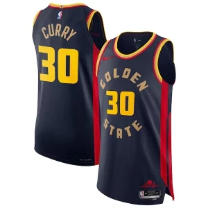 Splendido Eccezionale Stephen Curry Golden State Warriors Nike 2024/25 Authentic Player Jersey City Edition Navy