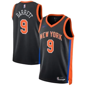 Splendido Gorgeous RJ Barrett New York Knicks Nike Unisex 2022/23 Swingman Jersey City Edition Black
