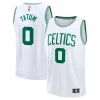 Splendido Jayson Tatum Boston Celtics Fast Break Replica Player Jersey Association Edition White