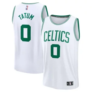 Splendido Jayson Tatum Boston Celtics Fast Break Replica Player Jersey Association Edition White