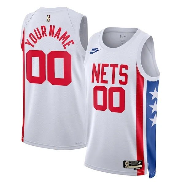 Splendido Pratico Delizioso Brooklyn Nets Nike Unisex 2022/23 Custom Swingman Jersey Classic Edition White