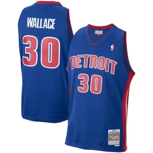 Splendido Pratico Elegante Rasheed Wallace Detroit Pistons 2003/04 Hardwood Classics Swingman Jersey Royal