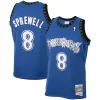 Splendido Prestigioso Latrell Sprewell Minnesota Timberwolves 2001/02 Hardwood Classics Swingman Jersey Blue