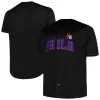 Splendido Raffinato Philadelphia 76ers Profile Big & Tall Pop Jersey Black