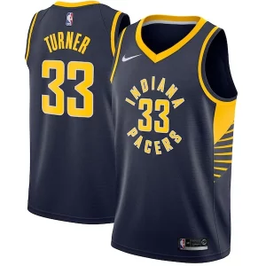 Splendido Resistente Duraturo Myles Turner Indiana Pacers Nike Swingman Jersey Navy Icon Edition