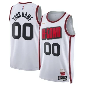 Splendido Robusto Houston Rockets Nike Unisex 2024/25 Custom Swingman Jersey City Edition White
