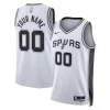 Splendido Robusto San Antonio Spurs Nike Unisex Swingman Custom Jersey White Association Edition